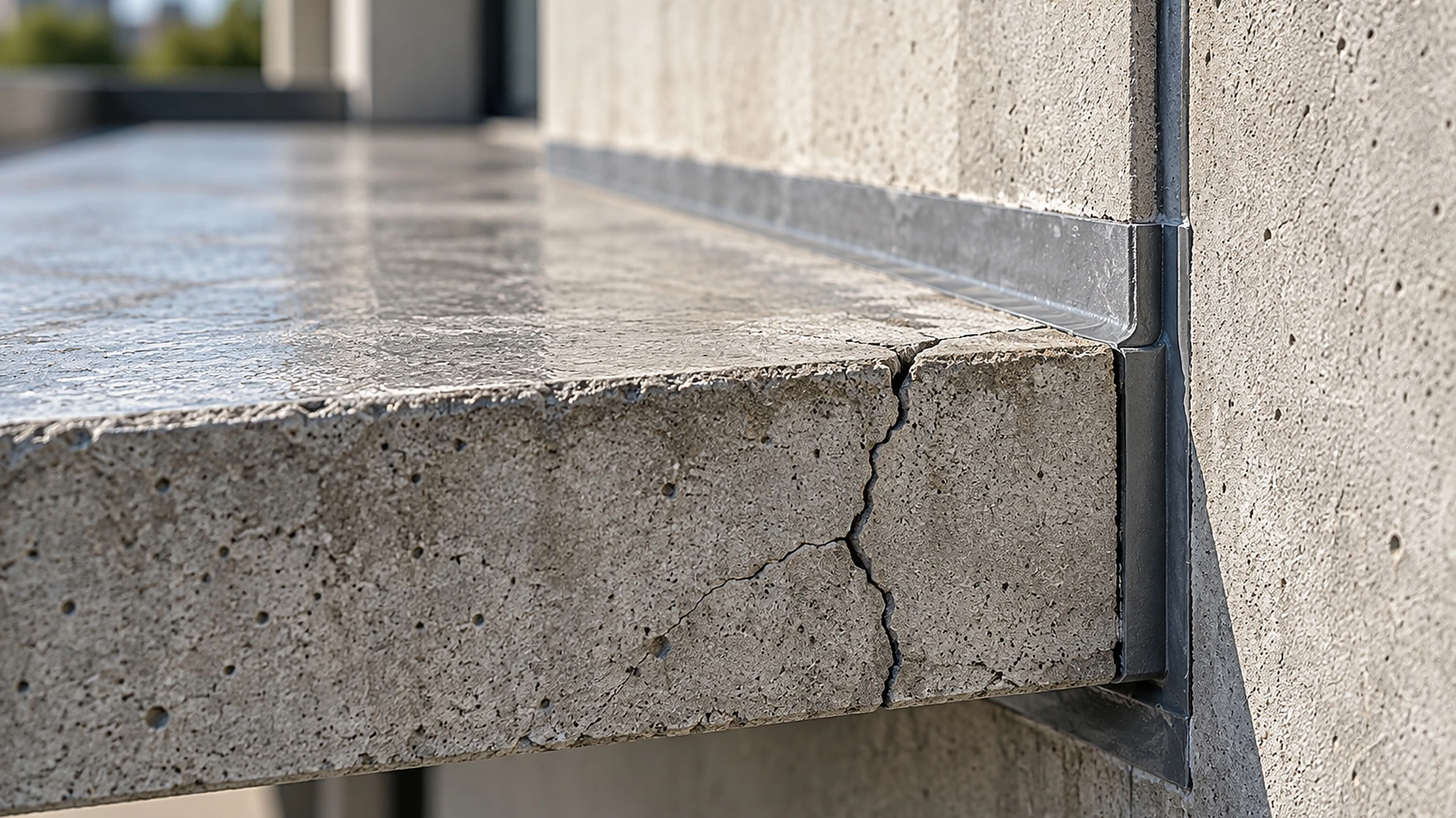 Concrete crack and joint detail