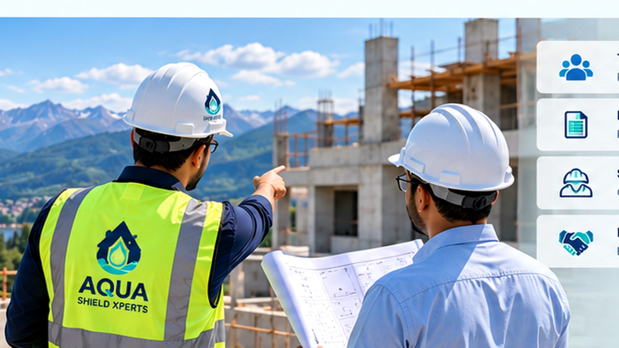 Waterproofing support for architects, contractors & project teams.